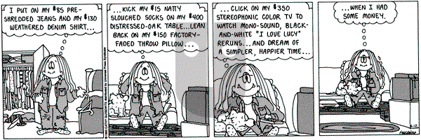 Cathy Classics on Saturday June 12, 1993 Comic Strip