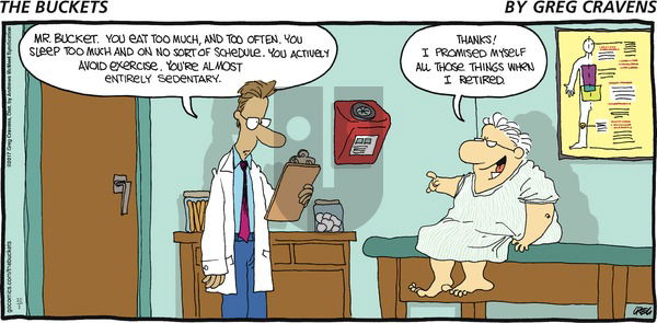 The Buckets on Sunday October 1, 2017 Comic Strip