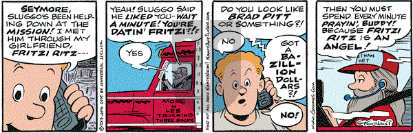 Nancy on Wednesday April 10, 2013 Comic Strip