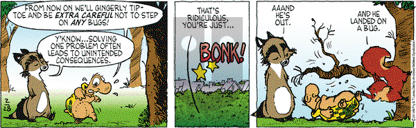 Over the Hedge on Thursday February 28, 2019 Comic Strip