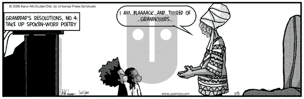 The Boondocks - Thursday January 5, 2006 Comic Strip