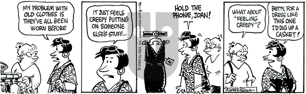 Betty on Friday June 16, 2000 Comic Strip