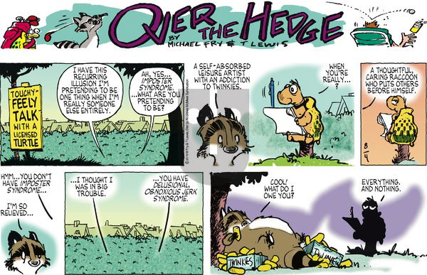 Over the Hedge on Sunday August 4, 2019 Comic Strip