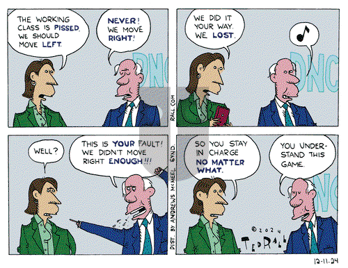 Ted Rall on Friday December 13, 2024 Comic Strip