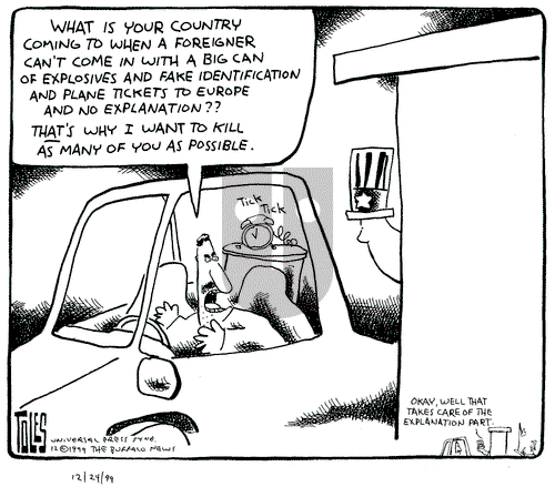 Tom Toles on Friday December 24, 1999 Comic Strip