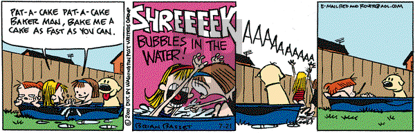 Red and Rover on Saturday July 21, 2001 Comic Strip