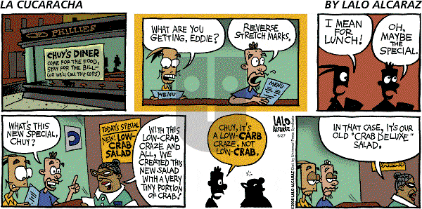 La Cucaracha on Sunday June 27, 2004 Comic Strip