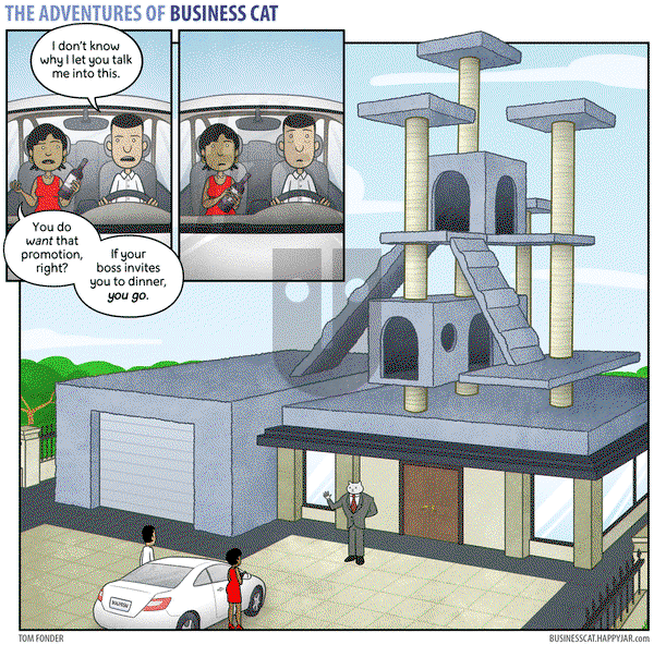 The Adventures of Business Cat on Monday July 20, 2015 Comic Strip