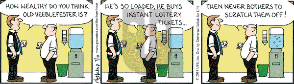 The Born Loser on Thursday July 10, 2014 Comic Strip