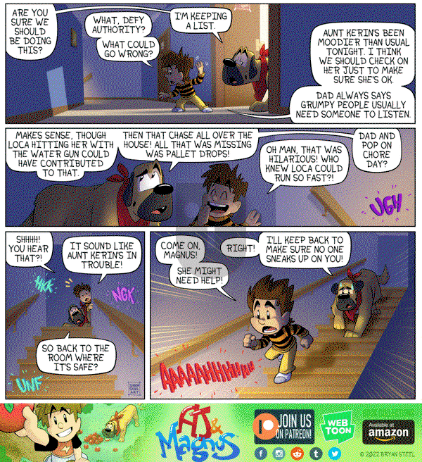 AJ and Magnus - Friday October 14, 2022 Comic Strip