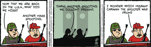 La Cucaracha on Thursday November 29, 2018 Comic Strip