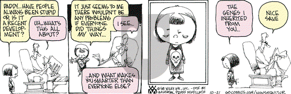 Non Sequitur on Tuesday October 21, 2008 Comic Strip