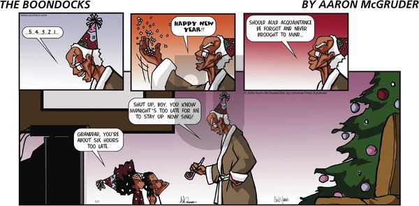 The Boondocks on Sunday January 1, 2006 Comic Strip