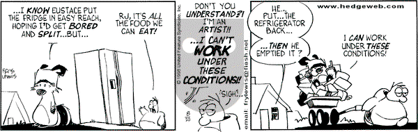 Over the Hedge on Thursday August 20, 1998 Comic Strip