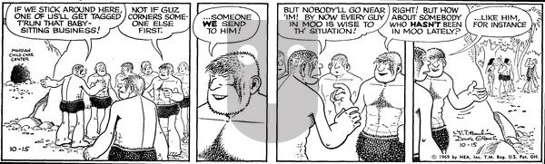 Alley Oop - Wednesday October 15, 1969 Comic Strip