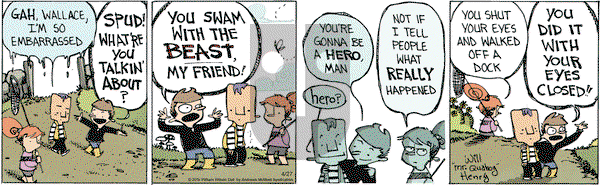 Wallace the Brave on Saturday April 27, 2019 Comic Strip