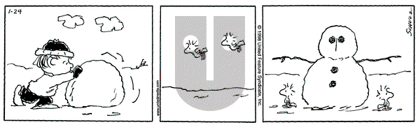 Peanuts - Saturday January 24, 1998 Comic Strip