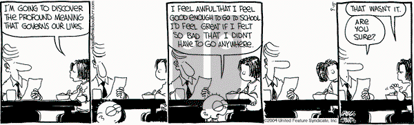 The Buckets on Wednesday September 15, 2004 Comic Strip