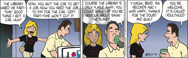 Luann on Thursday August 14, 2008 Comic Strip