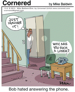 Cornered on Tuesday November 3, 2015 Comic Strip