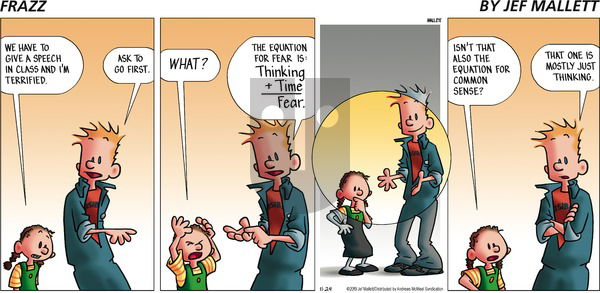 Frazz on Sunday November 24, 2019 Comic Strip