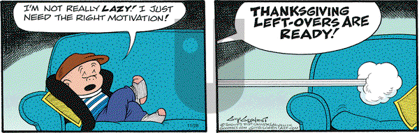 Nancy on Monday November 28, 2016 Comic Strip