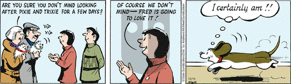 Fred Basset - Tuesday December 10, 2019 Comic Strip