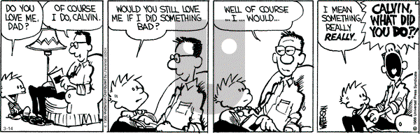 Calvin and Hobbes - Monday March 14, 2016 Comic Strip