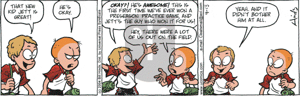 Cleats - Monday September 13, 2004 Comic Strip