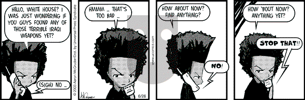 The Boondocks on Thursday January 27, 2011 Comic Strip