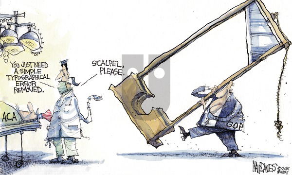 Matt Davies on Sunday March 8, 2015 Comic Strip