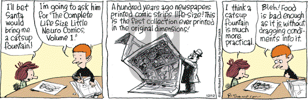 Cul de Sac on Monday December 12, 2011 Comic Strip