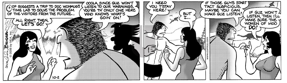 Alley Oop - Monday October 2, 2006 Comic Strip