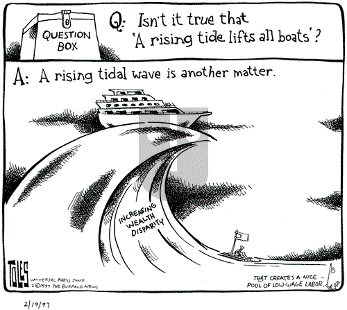 Tom Toles on Wednesday February 19, 1997 Comic Strip