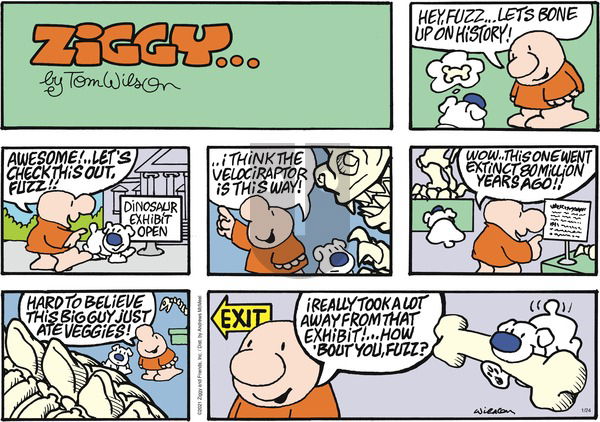 Ziggy on Sunday January 24, 2021 Comic Strip