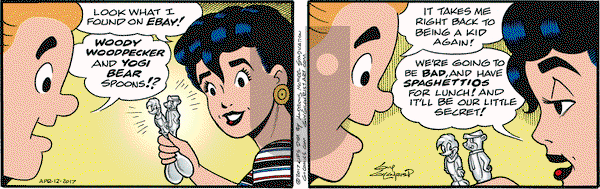 Nancy on Wednesday April 12, 2017 Comic Strip