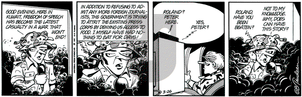 Doonesbury on Tuesday March 26, 1991 Comic Strip