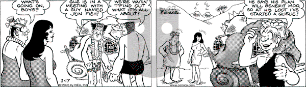 Alley Oop on Thursday March 17, 2005 Comic Strip