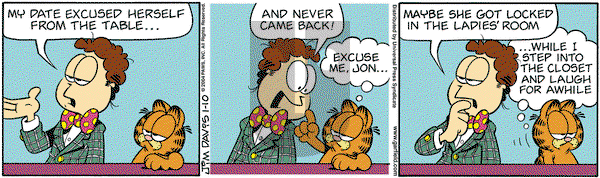 Garfield - Saturday January 10, 2004 Comic Strip