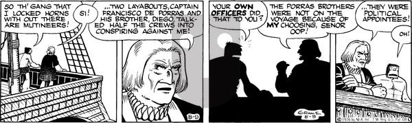 Alley Oop on Monday August 9, 1976 Comic Strip