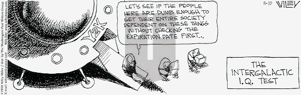 Non Sequitur on Tuesday November 10, 1998 Comic Strip