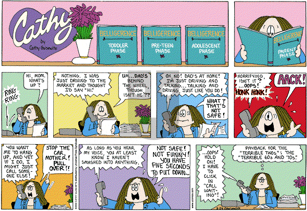 Cathy Classics - Sunday March 24, 2002 Comic Strip