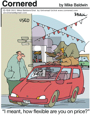 Cornered on Thursday December 15, 2011 Comic Strip