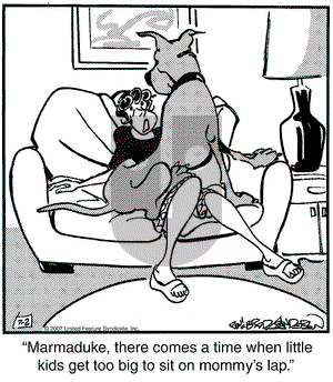 Marmaduke on Monday July 2, 2007 Comic Strip