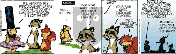 Over the Hedge on Friday March 20, 2015 Comic Strip