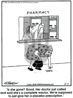 Close to Home on Thursday November 7, 1996 Comic Strip
