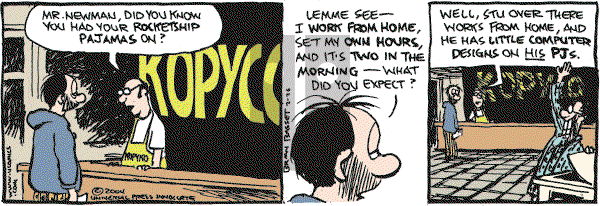 Adam@Home on Thursday February 26, 2004 Comic Strip