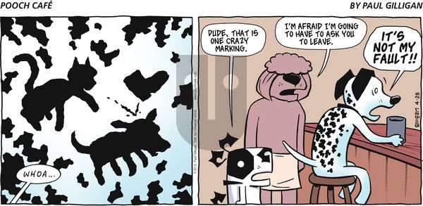 Pooch Cafe on Sunday April 28, 2013 Comic Strip