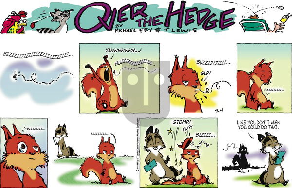 Over the Hedge on Sunday July 4, 2021 Comic Strip