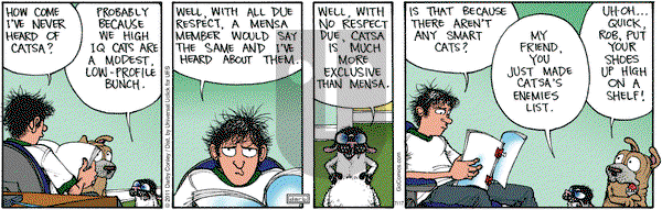 Get Fuzzy on Wednesday July 17, 2013 Comic Strip